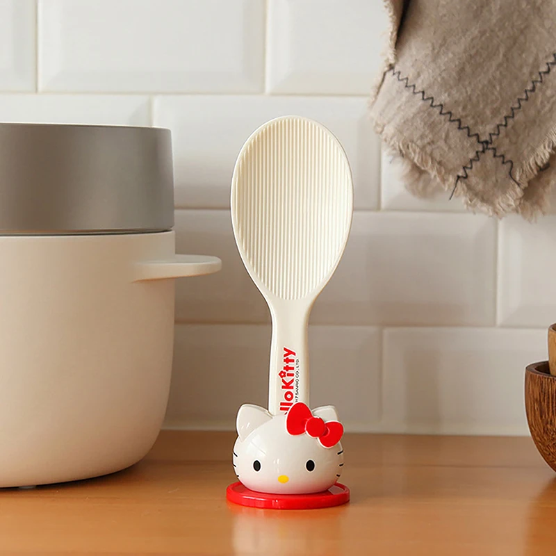 

Милая электрическая рисоварка Hello Kitty, ковш, антипригарная ложка, мультяшная подставка, лопатка для риса, товары для кухни