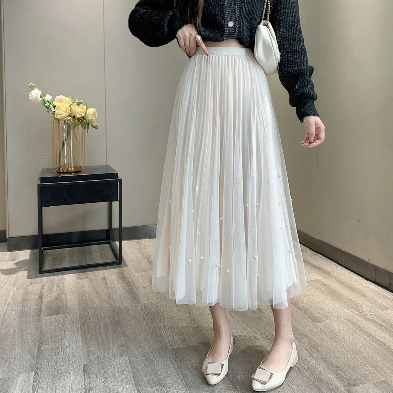 

2023 Spring New Beaded Skirt 2608