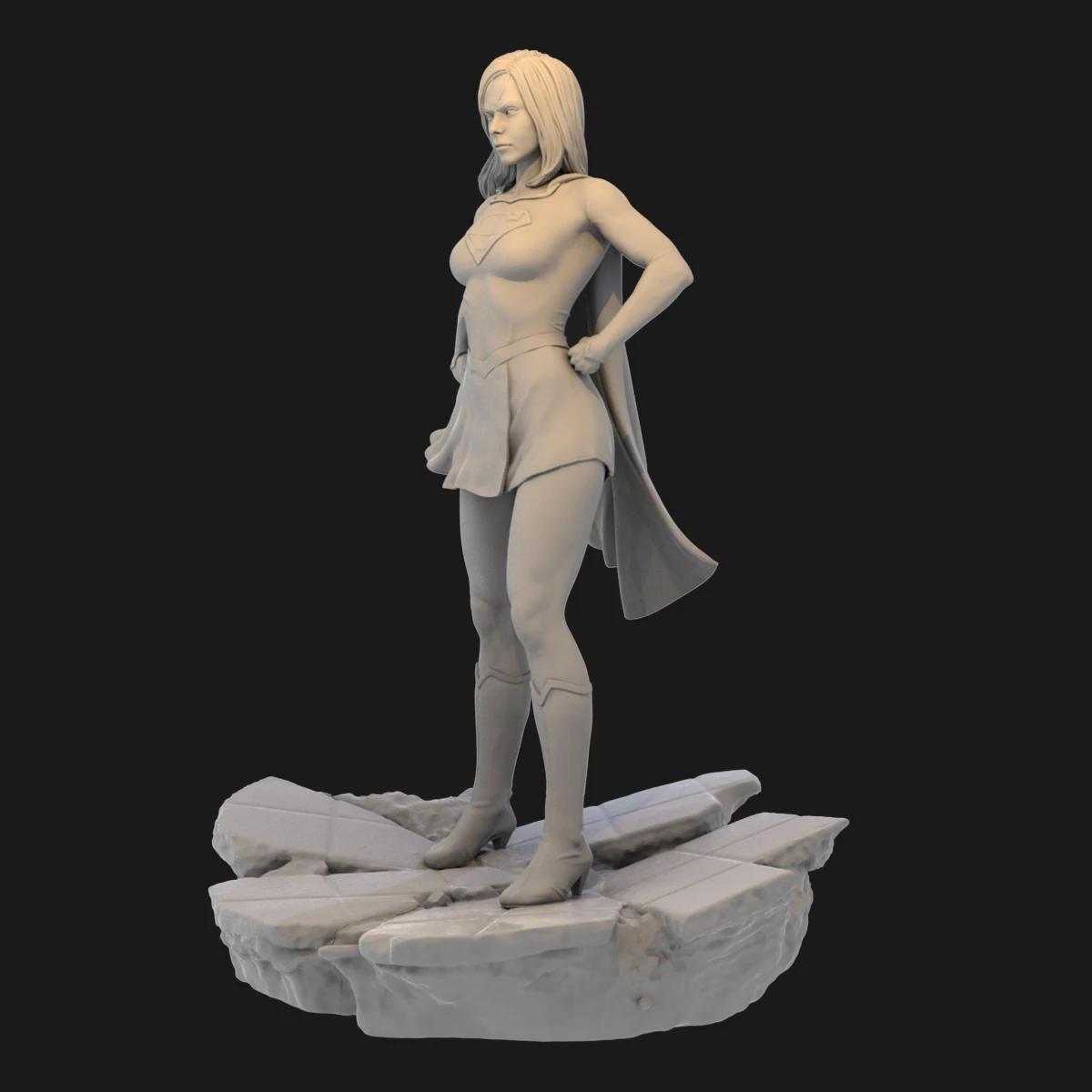 

1/24 Die Casting Resin Figure Model Assembly Kit Anime Character Resin Model DIY Model Toy Unpainted