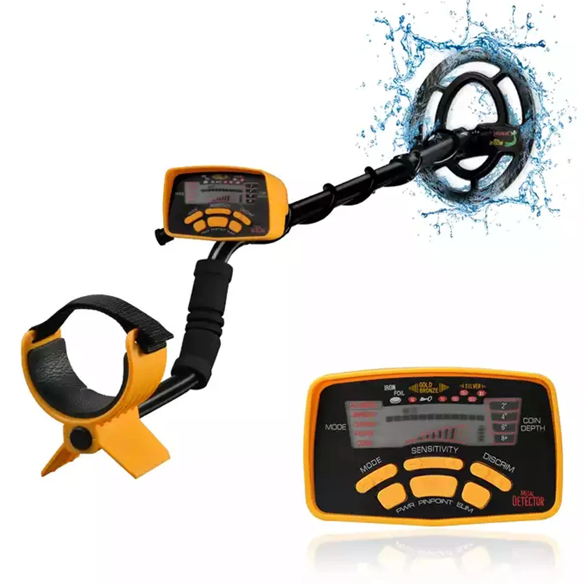 MD-6250  MD-6350 MD-6450 TX 850 TC 600 Underground Metal Detector Professional Gold Digger Treasure Hunter Optional 6