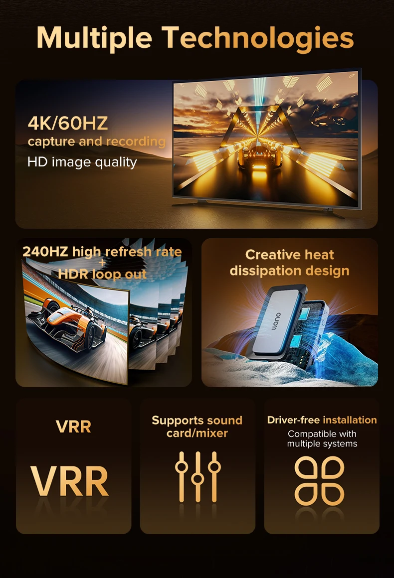 Llano 4K HDMI Live Stream Switcher & Capture Card