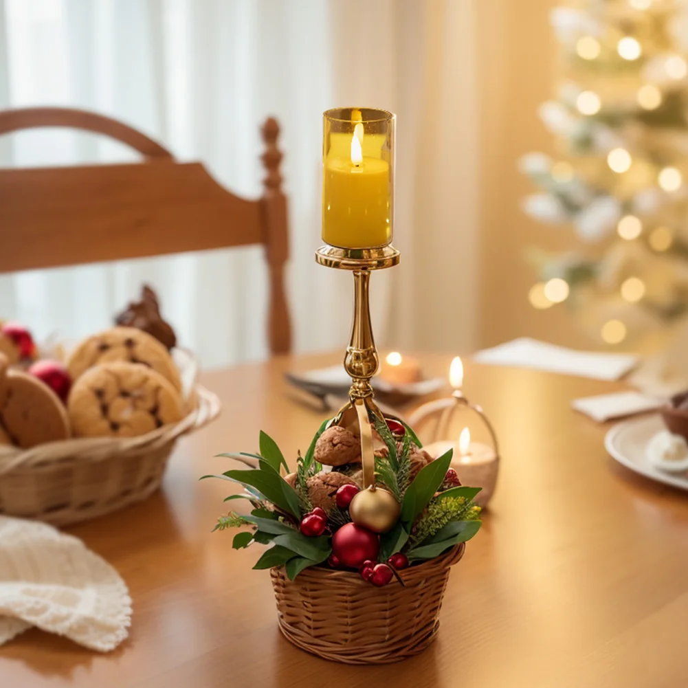 Flameless Candles Acrylic Pillar Candle Soft Light Battery Operated Flickering Candle Electronic Candle for Romantic Ambiance