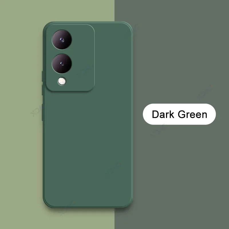 360° Full Protective Soft Silicone Phone Case - Shockproof Back Cover Shield with Internal Flocking