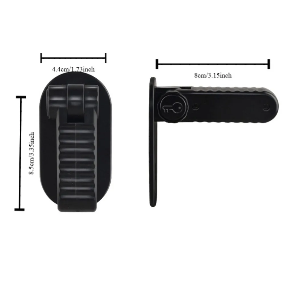 Protection Equipment Baby Safety Locks Self Adhesive Plastic Door Handle Locks Multipurpose No Hole Children Security