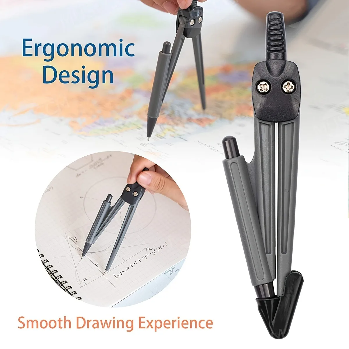 8pcs Mathematical Set Compass Lead Straight Ruler Combination for Students School Supplies Cute Math Drawing Measuring Tool drafting set mathematical rulers set drawing tool set