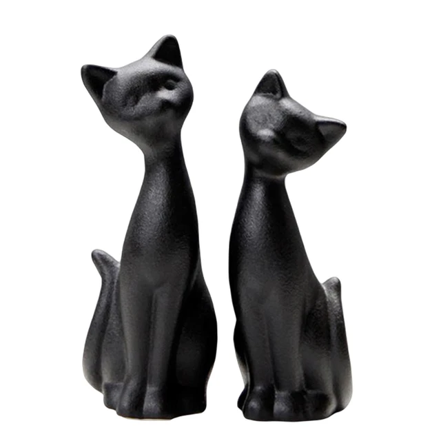 Bibliothèque chat intensifié de style nordique, figurine de chaton de  méditation, étagère d'Auckland, décoration d