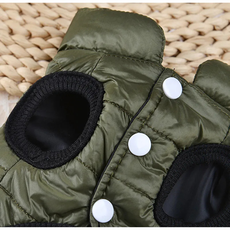 Winter Pet Costume Pet Down Jacket Dog Clothes for Small Dogs Puppy Warm Vest Coat Chihuahua Shih Teddy French Bulldog Outfits images - 6