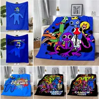 Game Rainbow Friends Printed Blanket Picnic Blankets Warm Blanket Soft and Comfortable Blanket Home Travel Birthday Gift 1