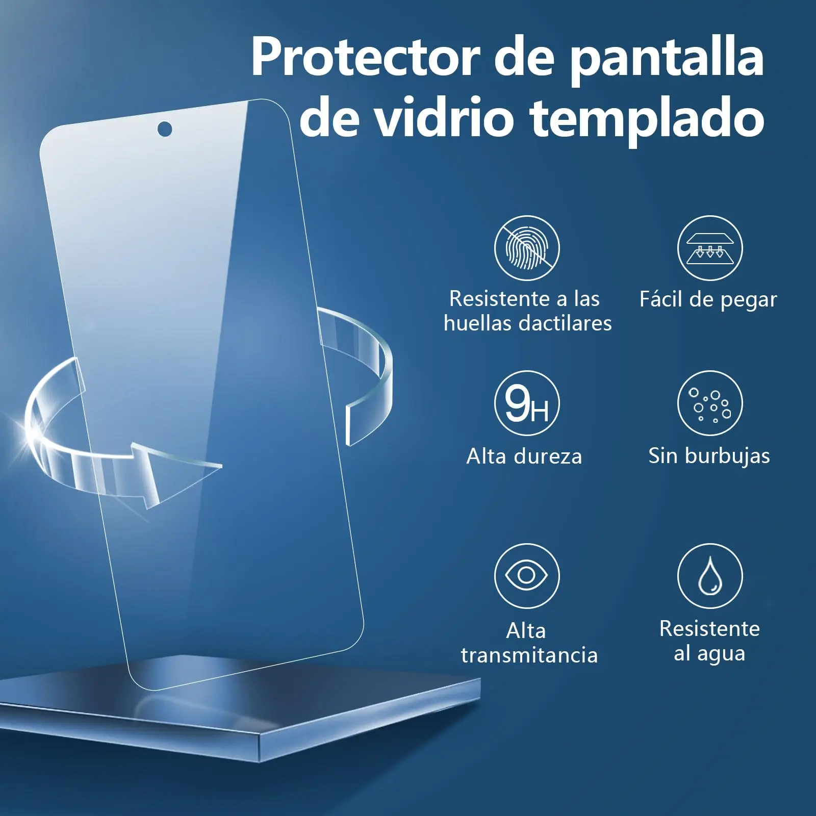 Premium Tempered Glass Screen Protector - Crystal Clear, 9H Hardness, Anti-Scratch, Case-Friendly