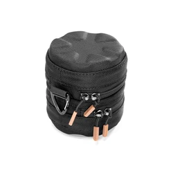 Enhanced Portable Earphone Storage Case with Hard Shell & Dual Zipper Closure (Case)