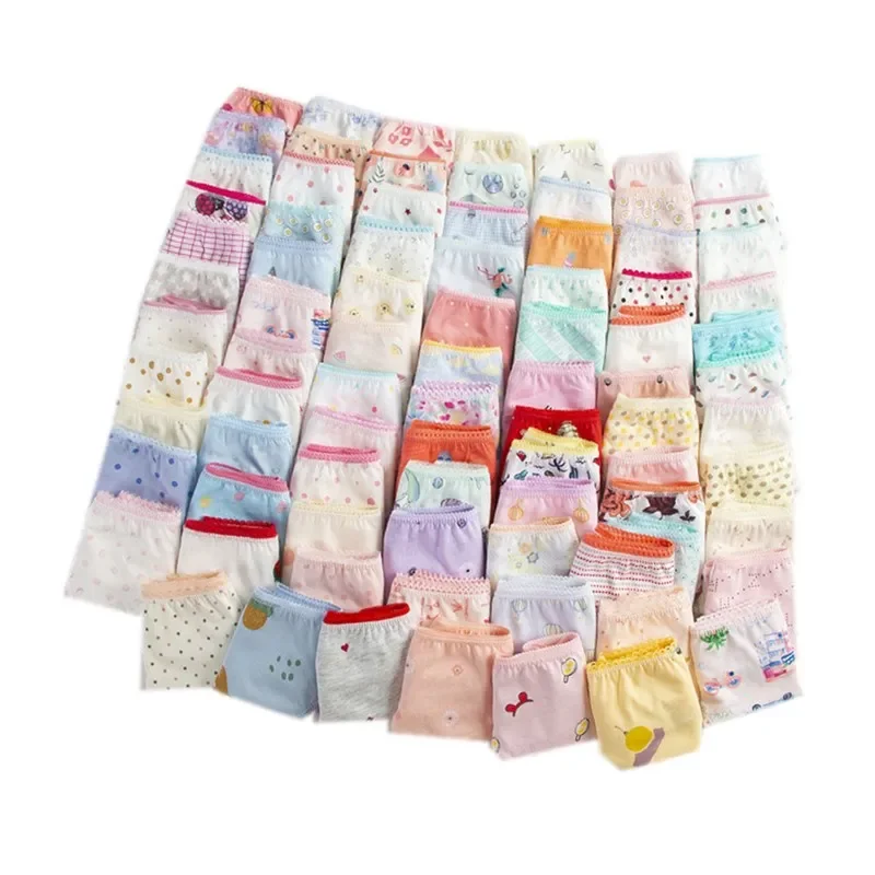Women Polyester Underweargirls Cotton Panties 36-pack - Comfy Underwear  For Kids 2-12 Years