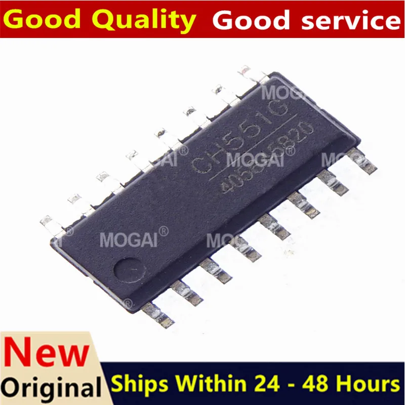 

(5 шт.) 100% новый CH551G CH552G sop-16