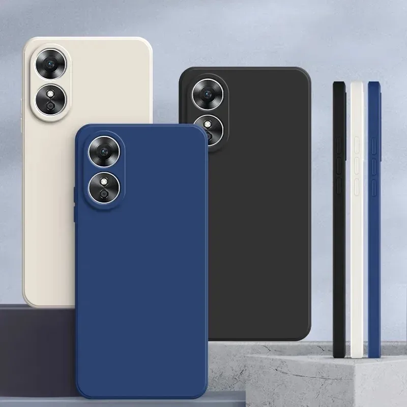 Ultra-Thin Matte Silicone Phone Case - Solid Color TPU Back Cover