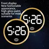 LED Car Dashboard Clock Digital Touch Screen Round Robust Construction Car Interior Clock Ornaments for Sedan Small Car RV 4