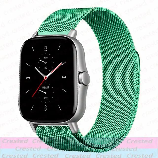 Sleek Milanese Metal Watch Bracelet - Adjustable 20mm/22mm Band