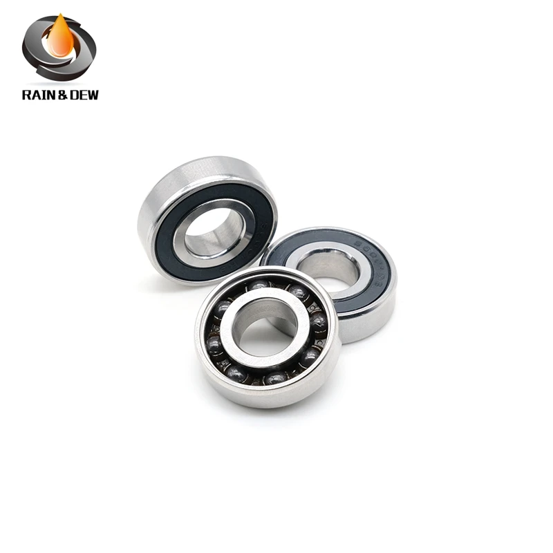 Híbrido de Rolamento de Cerâmica Suportes Inferiores de Bicicleta S6001 2rs Abec-9 12x28x8 mm 1pc Aço Inoxidável