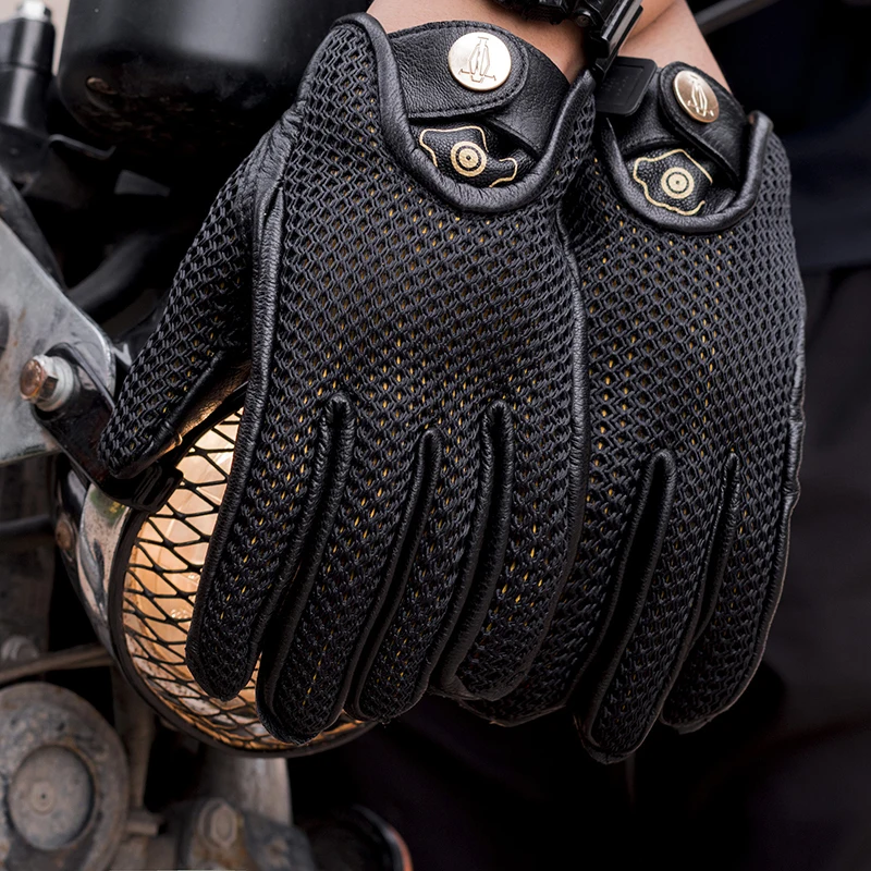 OZERO Retro Leather Work Gloves Men Women Utility Mechanic Working Gloves  High Dexterity For Riding Multipurpose,Excellent Grip - AliExpress