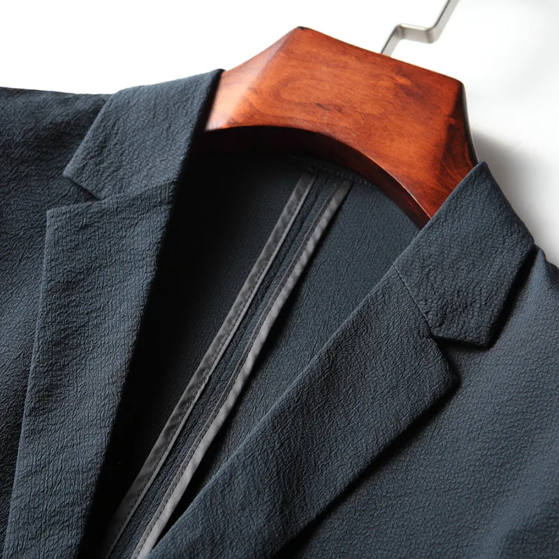 

K-Solid color business stretch suit jacket