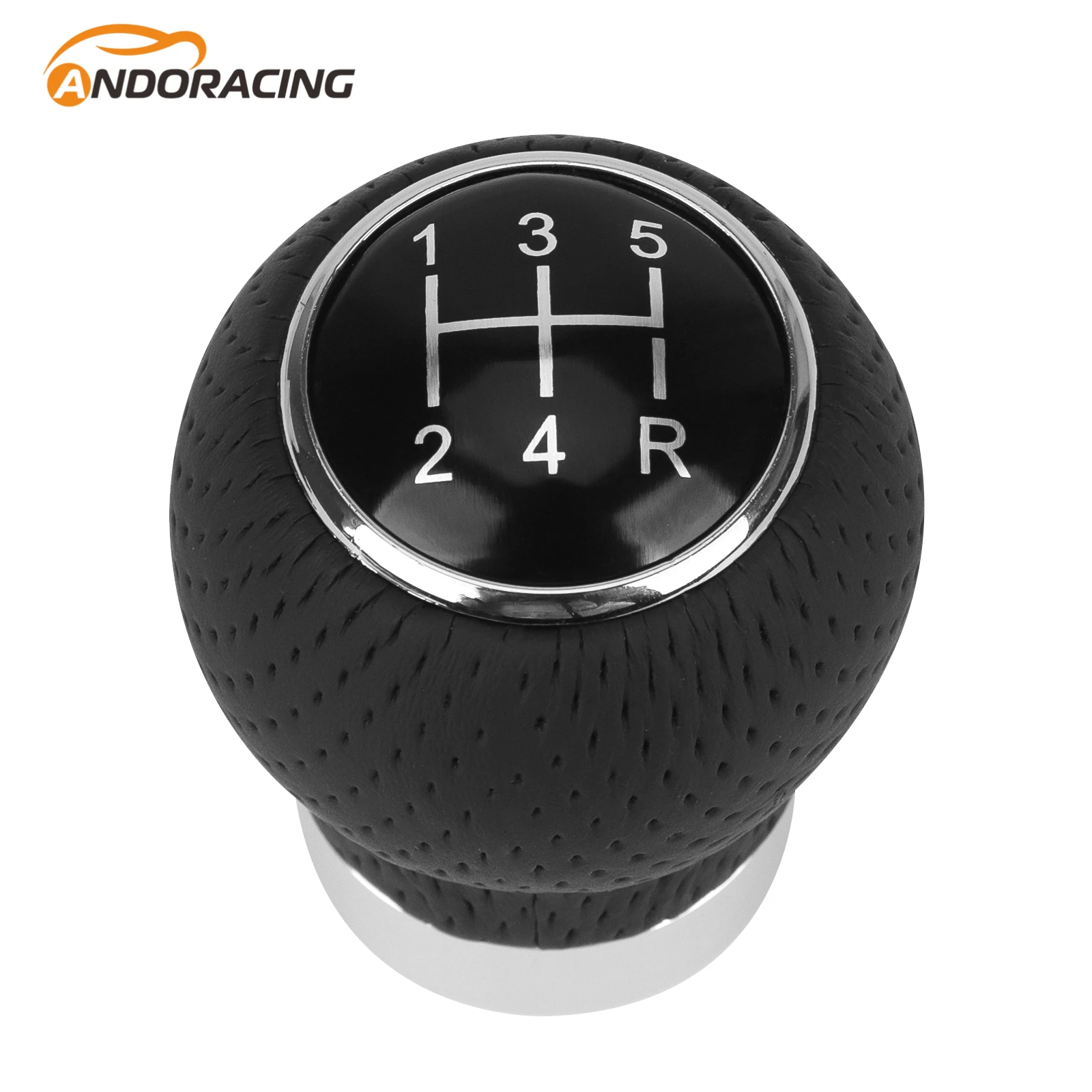 5SpeedGenuineLeatherGearShiftKnobUniversalRacingBallGear