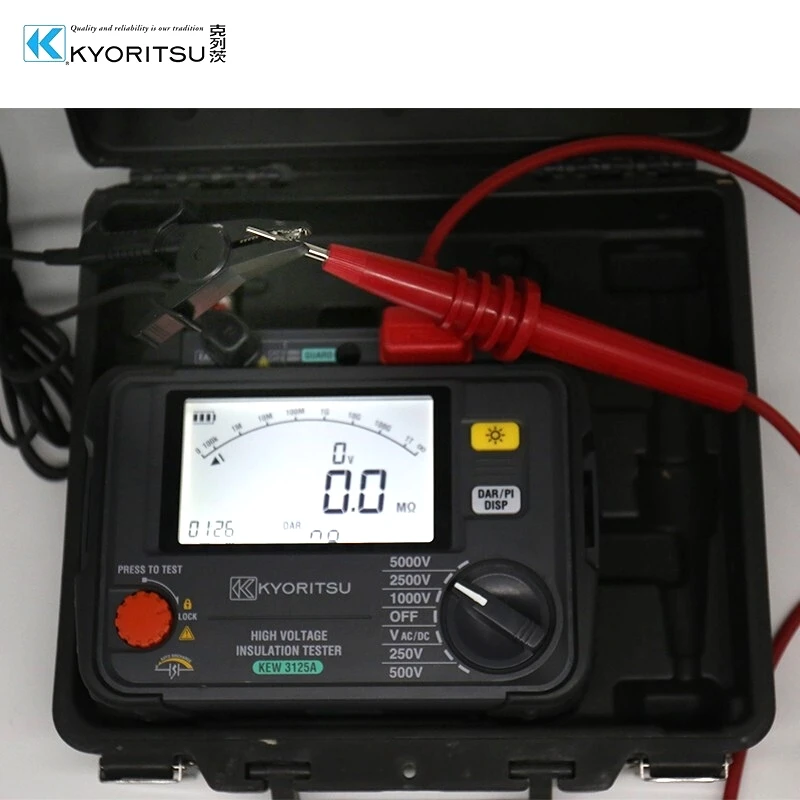 KYORITSU DIGITAL ANALOG INSULATION CONTINUITY TESTER KEW 3125A