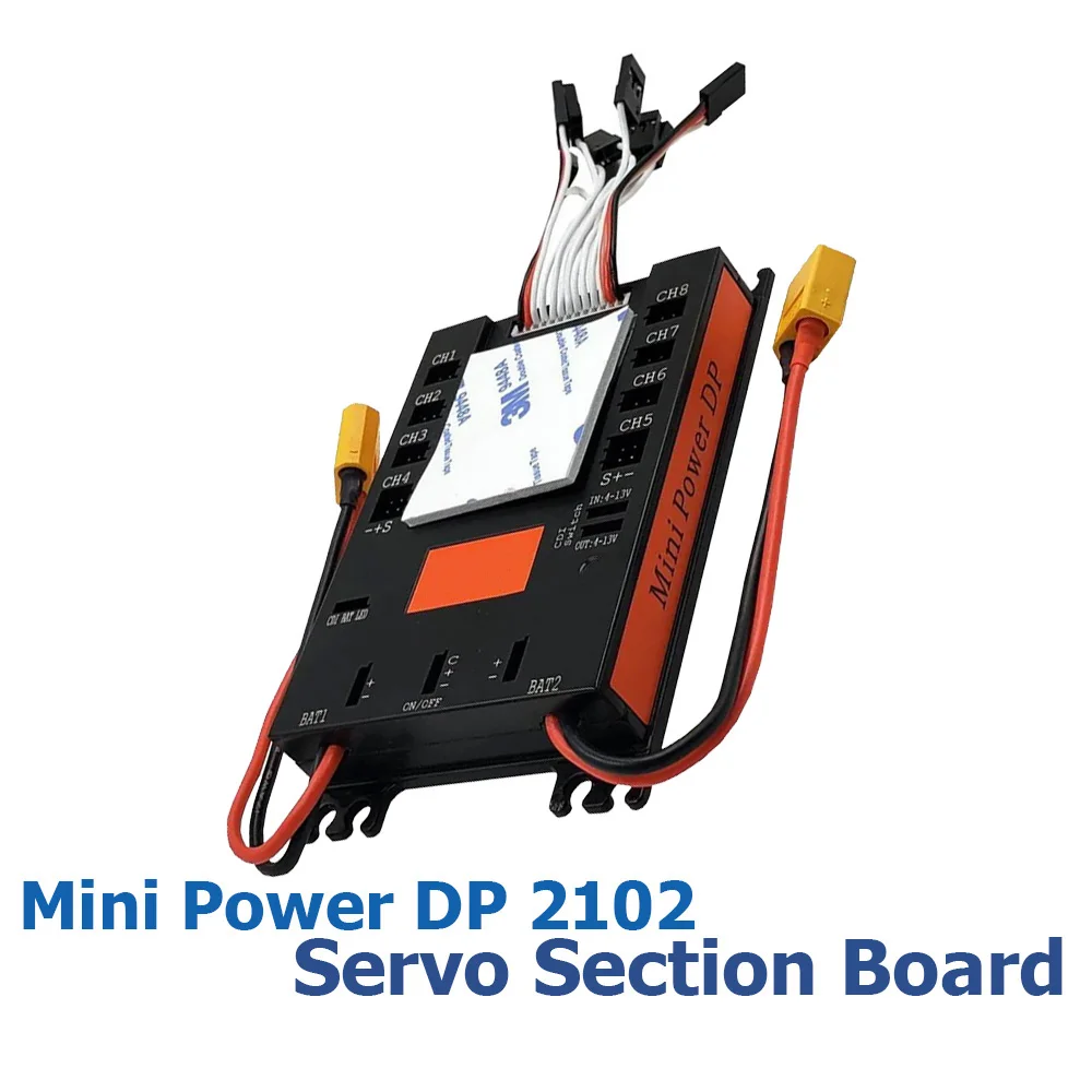 New Power Mini 2102 # Dp Servo Sezione Board Integrato Cdi Remote Cut Off Per Gas Fixed Wing Plane Servo Power Distributorv