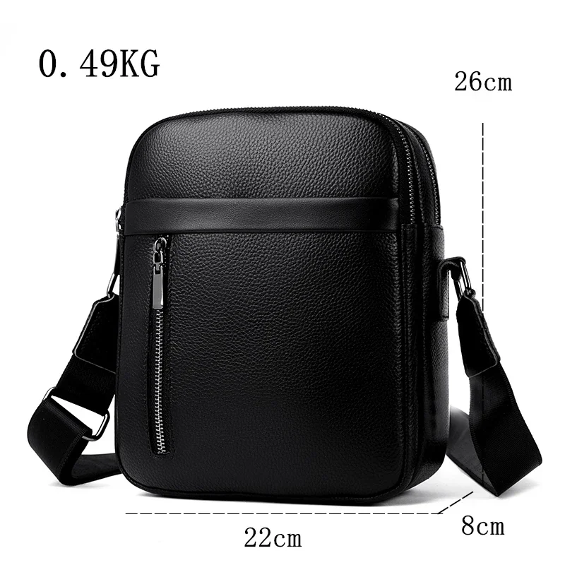 High Quality Genuine Leather shoulder bag men crossbody bag men 's Cow leather handbag 's messenger