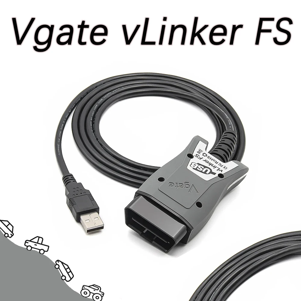 

Vgate Vlinker FS elm327 ELM 327 For Ford FORScan MS CAN/HS CAN obd2 scanner Diagnostic equipment Repair interface tuning vcds