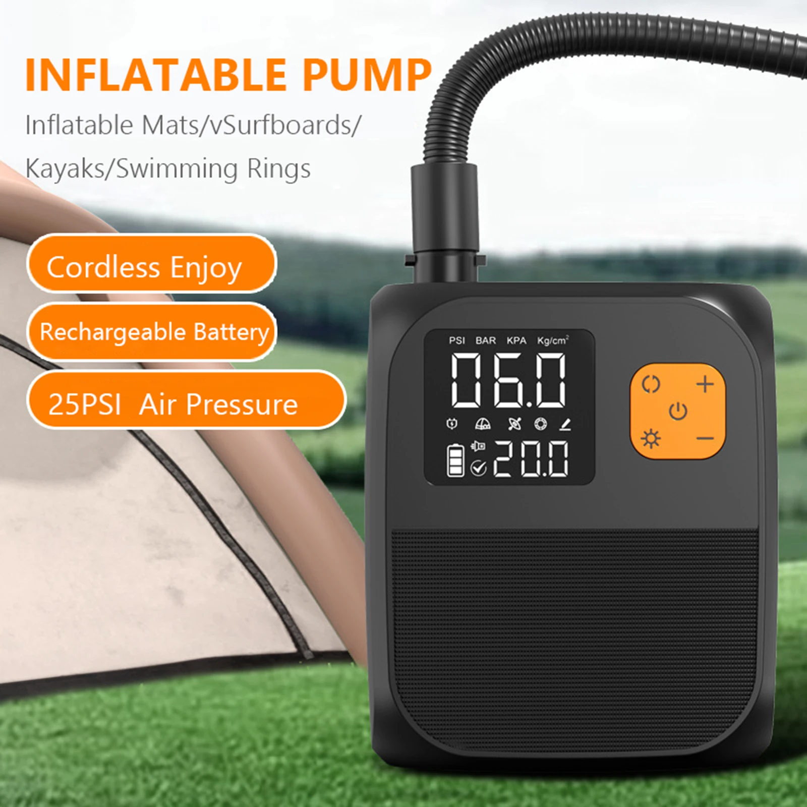Portable Electric SUP Pump for Inflatable Paddle Boards
