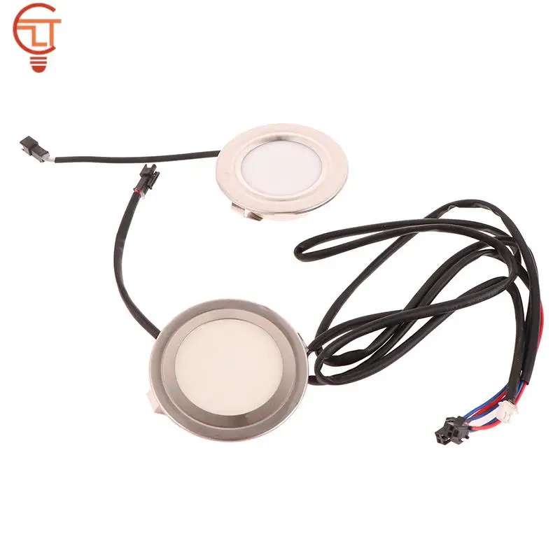 주방 조리기구 LED 전구, 캐비닛 옷장 찬장 조명, 에너지 절약 용품, 70mm 범위 후드 조명, 12V DC 1.5W, 2 개