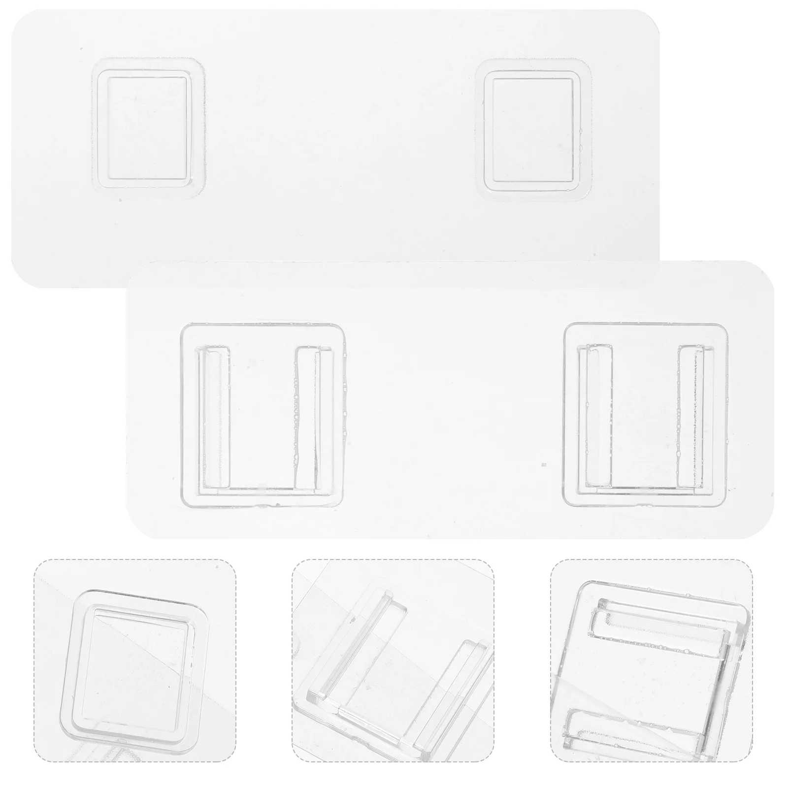 

10 Pairs of Strongly Adhesive Wall Paired Wall Hanging Paired Hanging Wall Hangers Adhesive Multi-use Wall Hanger Clear Paired