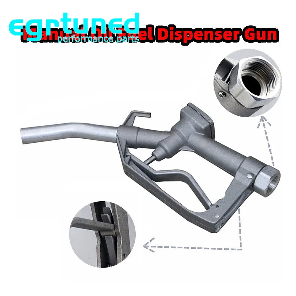 3/4" Manual Fuel Oil Dispenser Diesel refueling Gun With Nozzle Aluminum Alloy