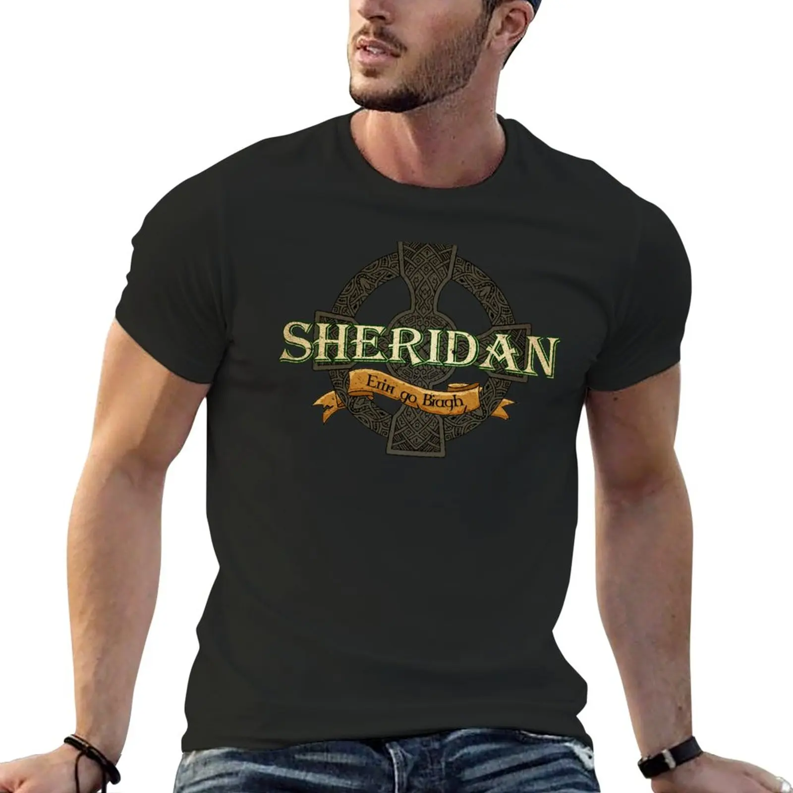 

Sheridan Surname | Irish Family Name Gifts T-Shirt Tee shirt plus size t shirts Short t-shirt t shirts for men graphic