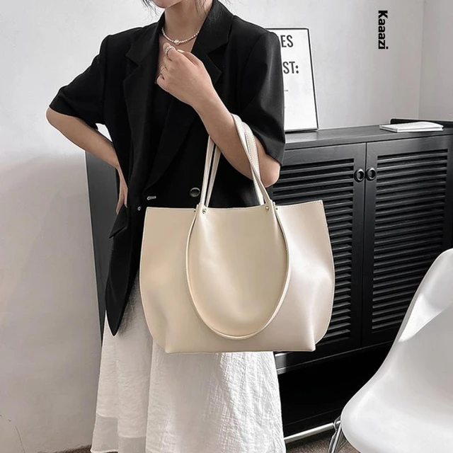 Luxury Women Tote Bag Female Soft Leather Shoulder Bag Fashion Solid Color  Top-handle Bag Shopping Tote Gilrs Weekend Bag Bolsas - AliExpress