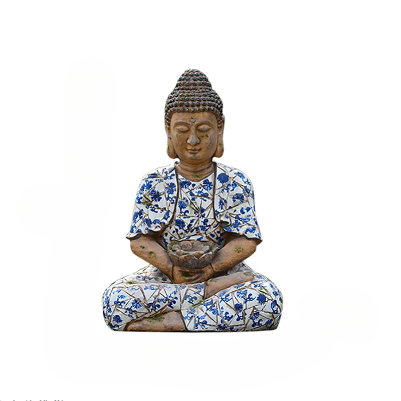 

Large Buddha Statues Garden Decoration Outdoor Villa Garden Lawn Landscaping Ornaments Indoor Buddhist Crafts Decor Accessories