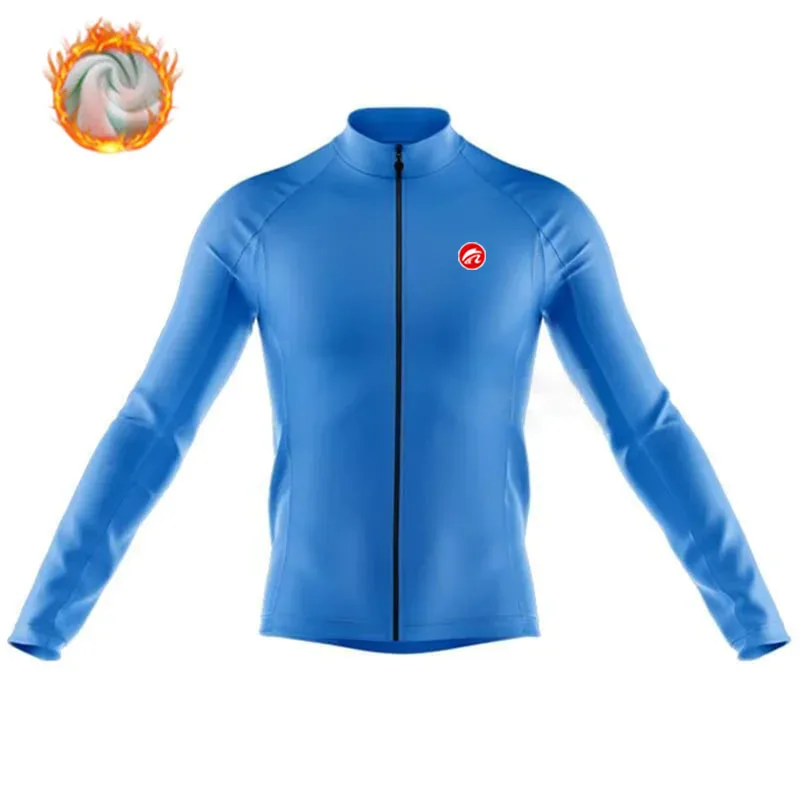 

Новинка 2024, Мужская велосипедная одежда, шерстяная куртка с длинным рукавом, одежда для горного велоспорта из Джерси, теплая зимняя одежда.
