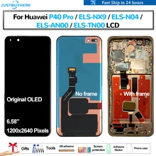 Ensemble écran tactile lcd OLED, pour Huawei P40 Pro ELS-NX9 ELS-N04 ELS-AN00 ELS-TN00, Original=