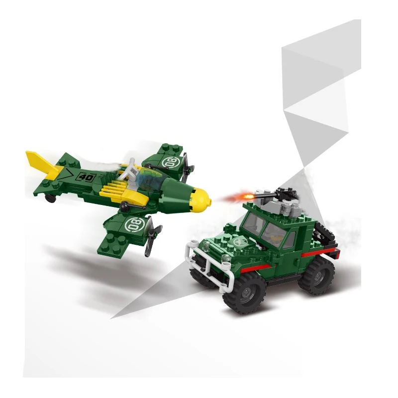 

Военная Модель WW2, армированный автомобиль, истребитель, аксессуары «сделай сам», строительные блоки, кирпичи, игрушки, подарки