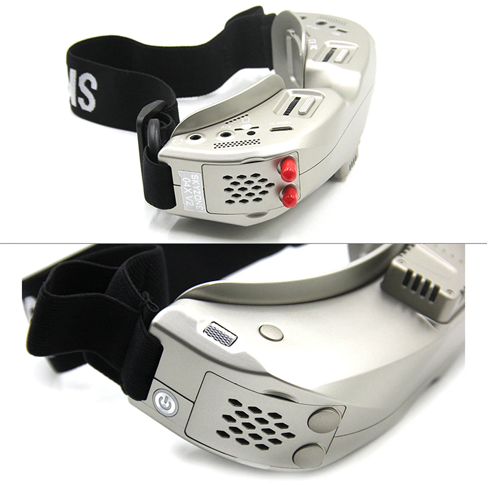 Skyzone SKY04X/L FPV Goggles Head Strap Faceplate Mask PU Pad w/Magic Stick Loop Tape for Racing Drone RC Quadcopter Spare Parts thumbnail 4