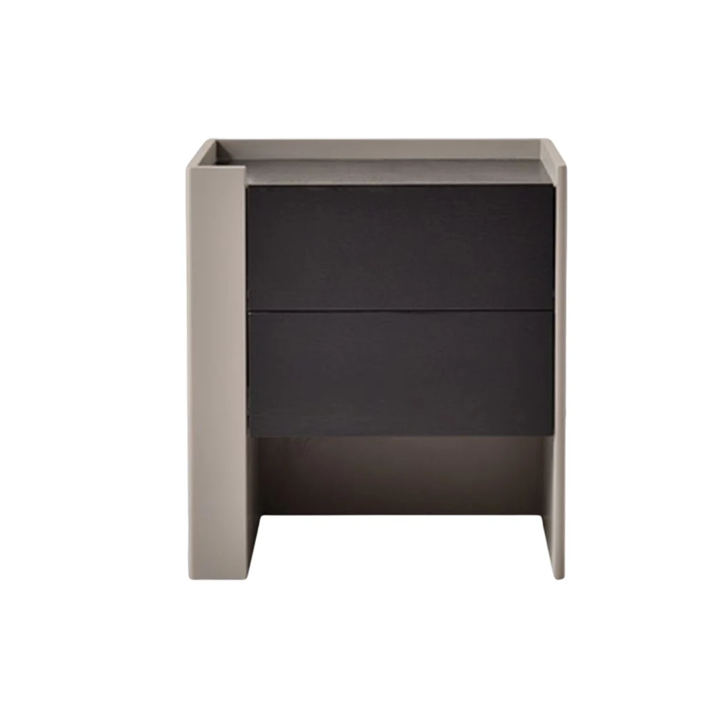 

Simple Fashion Household Nordic Drawer Table Mobile Double Bedside Grey Nightstands And Modern Storage Bedroom Furniture