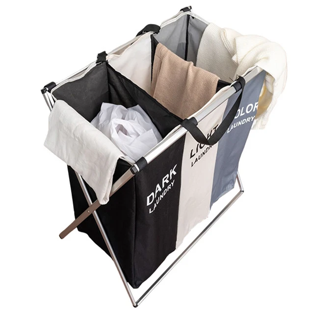 Meidjia 3 Ujj Mosoda Kosár Oxford Kendő Összecsukható Piszkos Ruhák Tároló Szervező Akadályok Otthoni Sundries Kosarak - Image 4