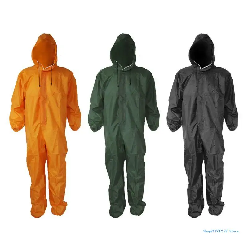 

Conjoined Coverall Hat Oil-Resistant Work Safety Men's