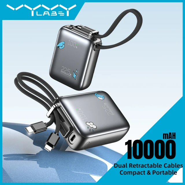 VYVYLABS 22.5W 10000mAh PowerBank Wireless Portable PowerBank PD Fast Charging Powerbank Charger For iPhone 17 Samsung Huawei