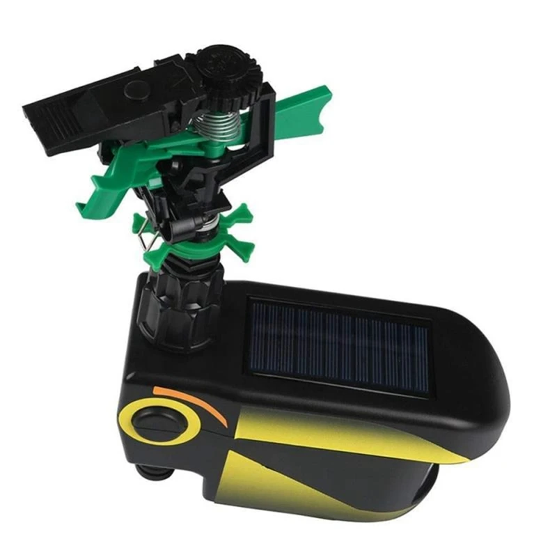 Sprinkler Automatic Rotating Large Area Solar Motion Activated Animal Repellent Sprinkler Garden Animal Deterrent Easy Install