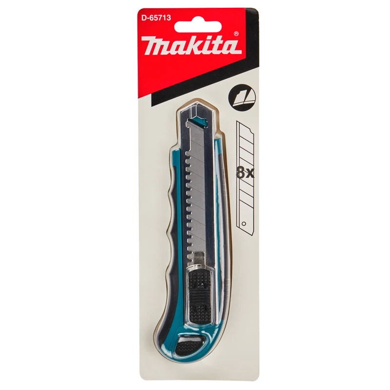 Makita D-65713 Multifunctional Art Knife 8X Blades Easy Loading Household DIY Cropping Cutting Hand Tool 3