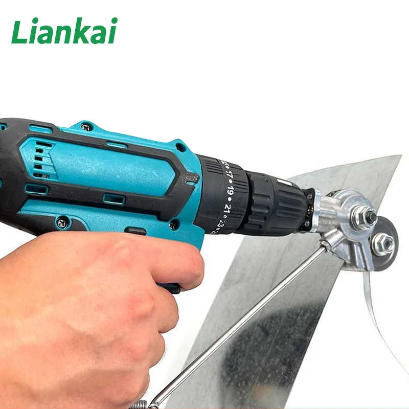 Plate Cutter for Electric Drill Metal Nibbler Drill Attachment Electric