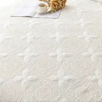 Double-sided Embroidered Cotton Quilted Bedspread, Padded Summer Blanket, Throw Coverlet, Home Coverlet, Bed Cover, Colcha 4