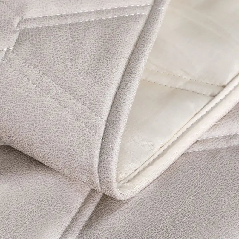 All-inclusive Bedhead Cover Artificial Leather Headboard Cover Bed Headboard Covers Home Decor Bed Back Dust Protector