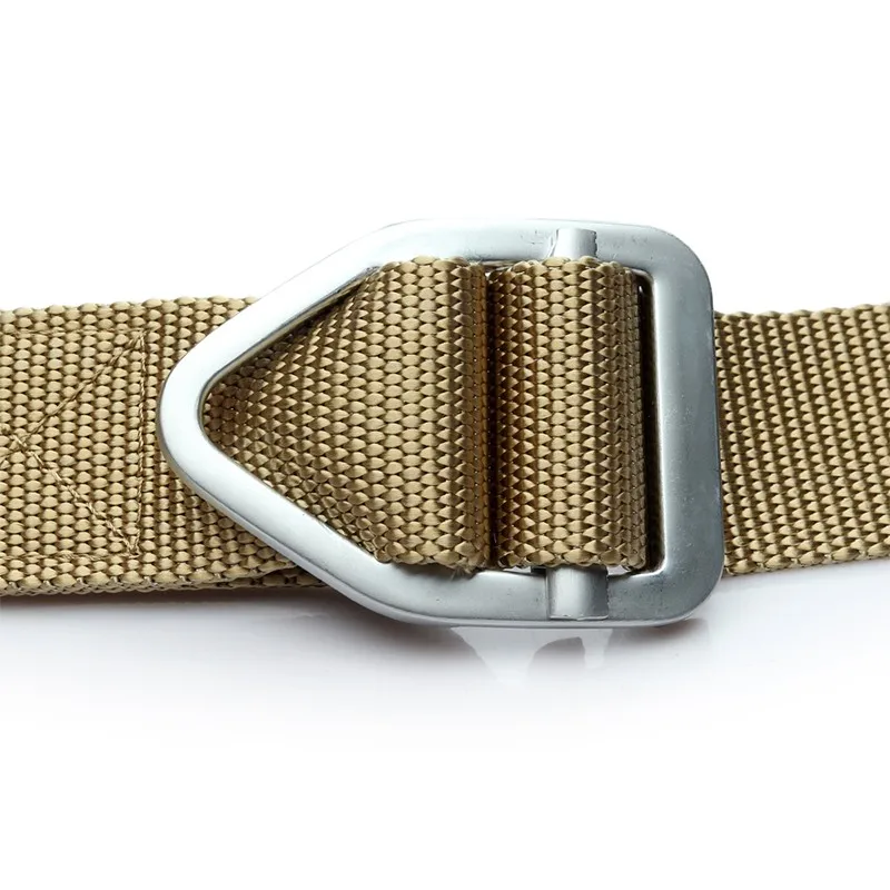 Military Waist Belt 800D Nylon 120cm Triangle Metal Buckle