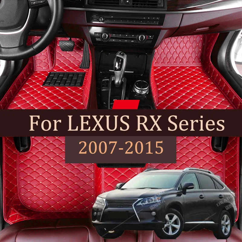 

Кожаные автомобильные коврики на заказ для LEXUS RX серии 2007, 2008, 2009, 2010, 2011, 2012, 2013, 2014, 2015, автомобильные накладки на ножки, коврик