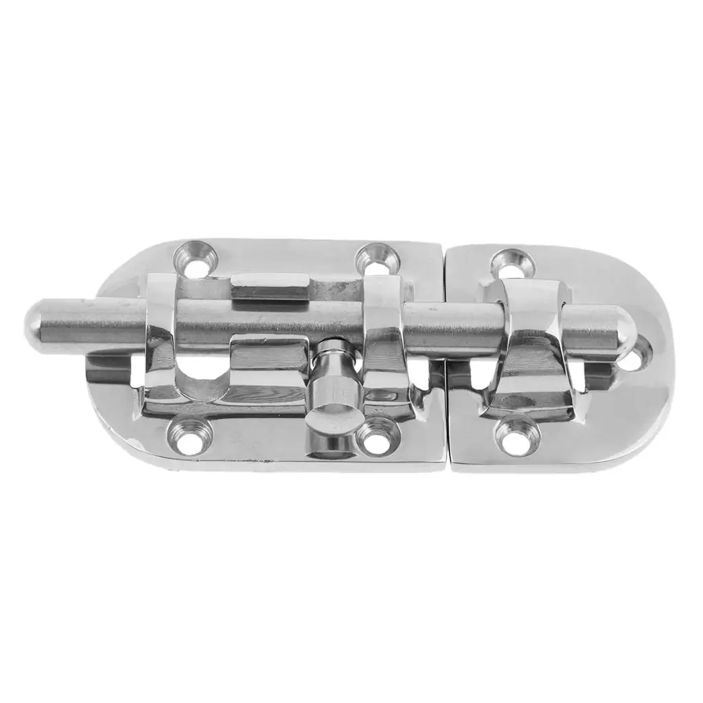 

Marine Grade Stainless Steel Deck Cabin Door Latch Sliding Lock Barrel Bolt